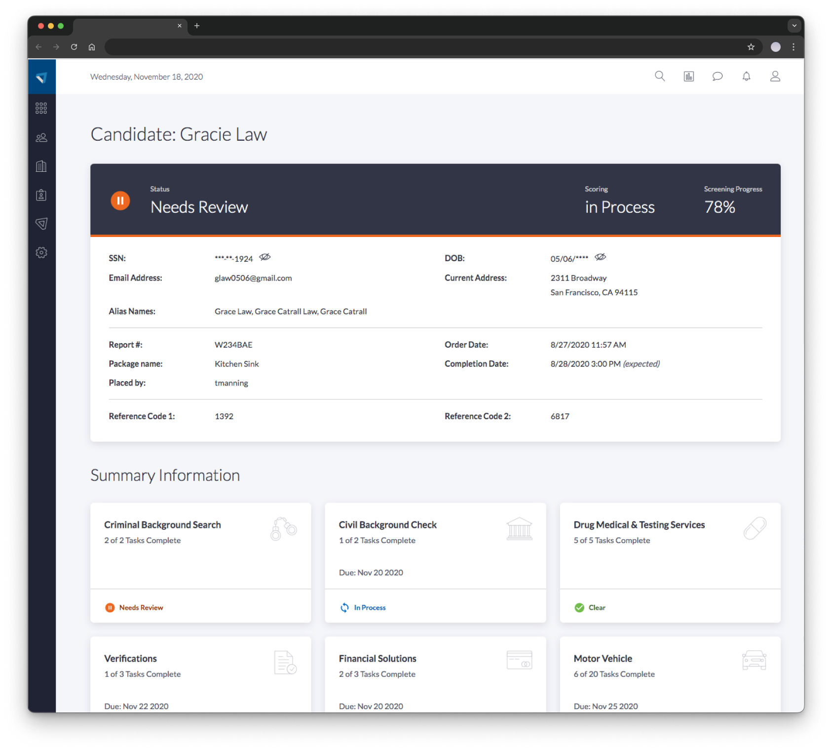 Application architecture map for the loan platform