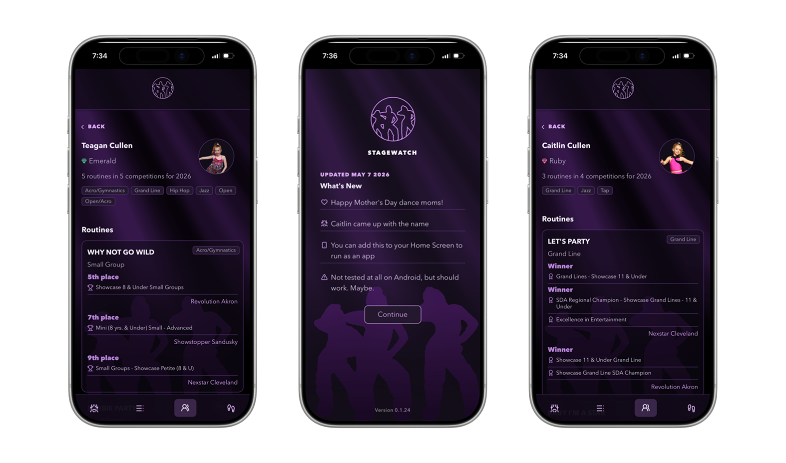 Expanded features of the app
