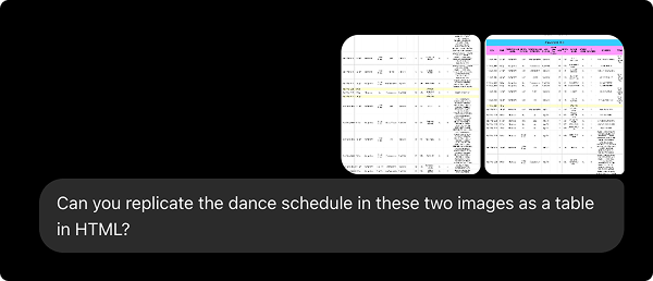Original prompt and source images for app