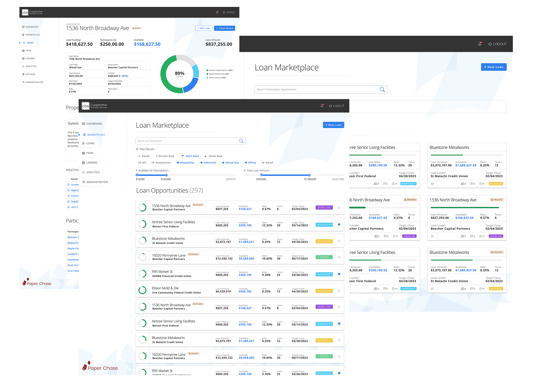 Loan Marketplace screenshots